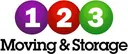 123 Moving and Storage Logo