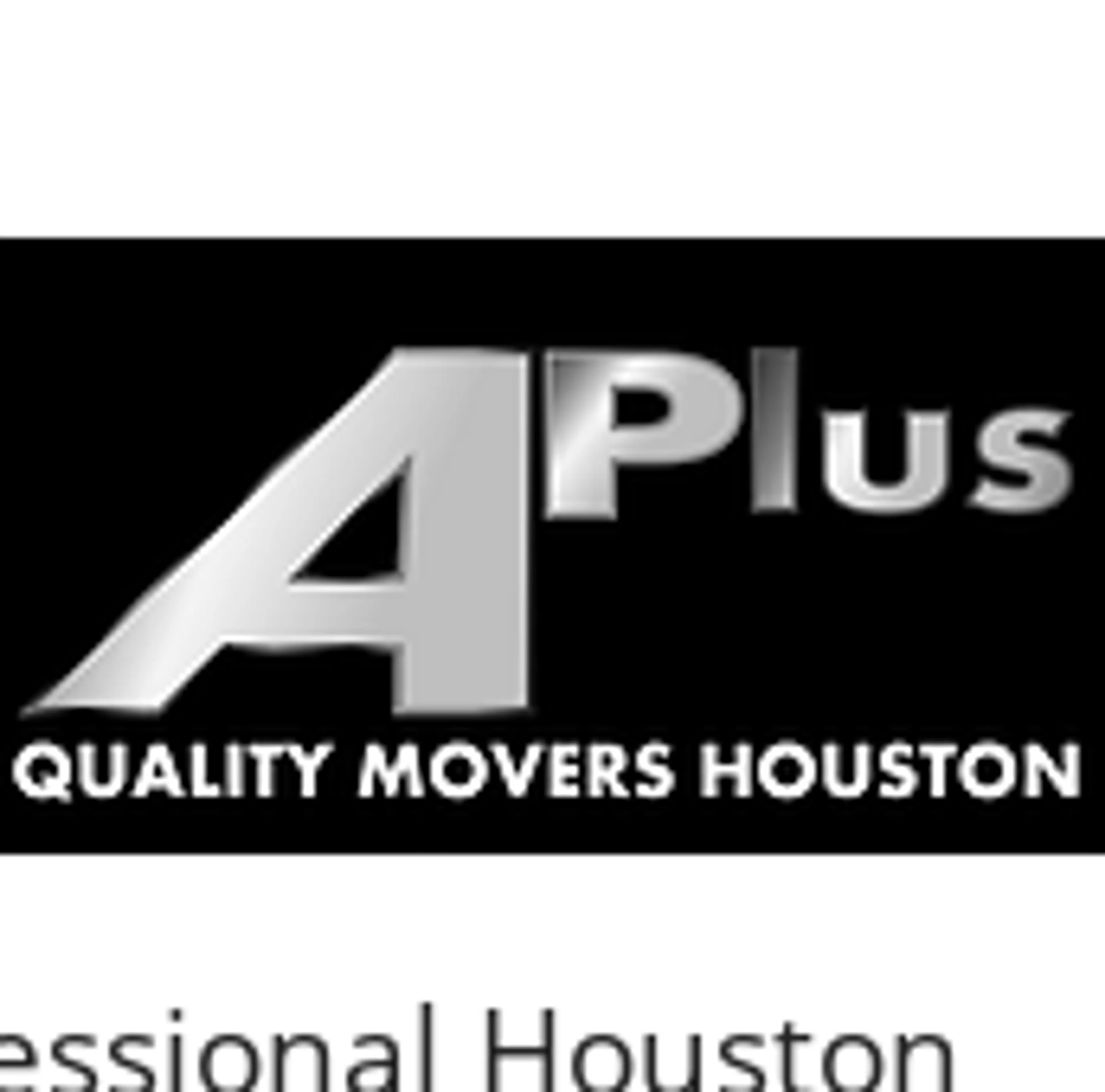 A Plus Quality Movers logo