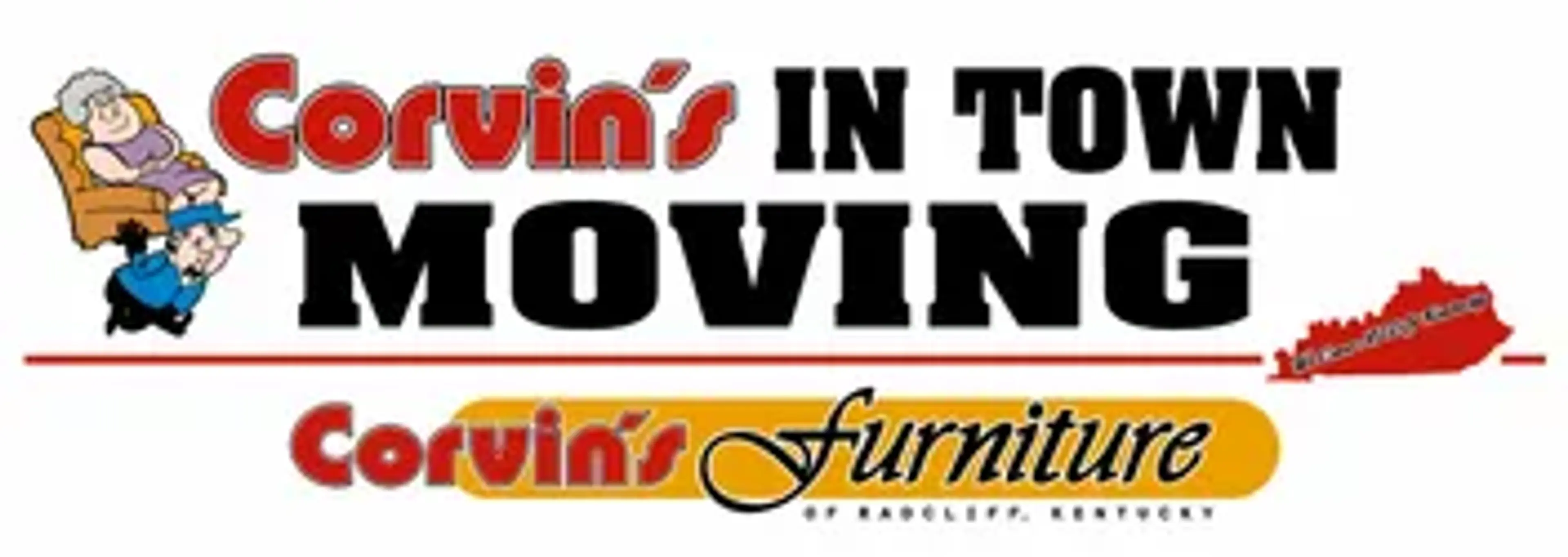 Corvin's In Town Moving logo