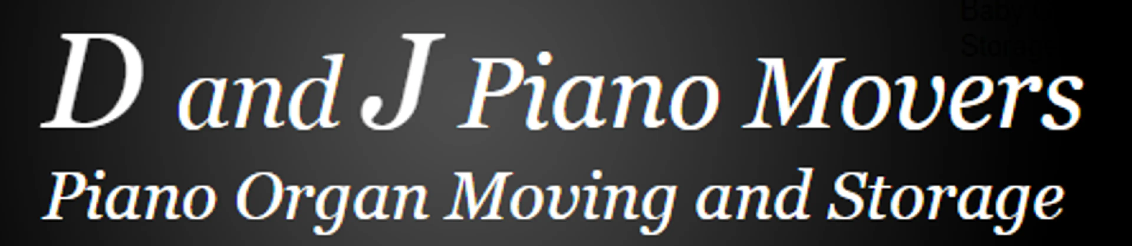 D & J Piano Movers logo