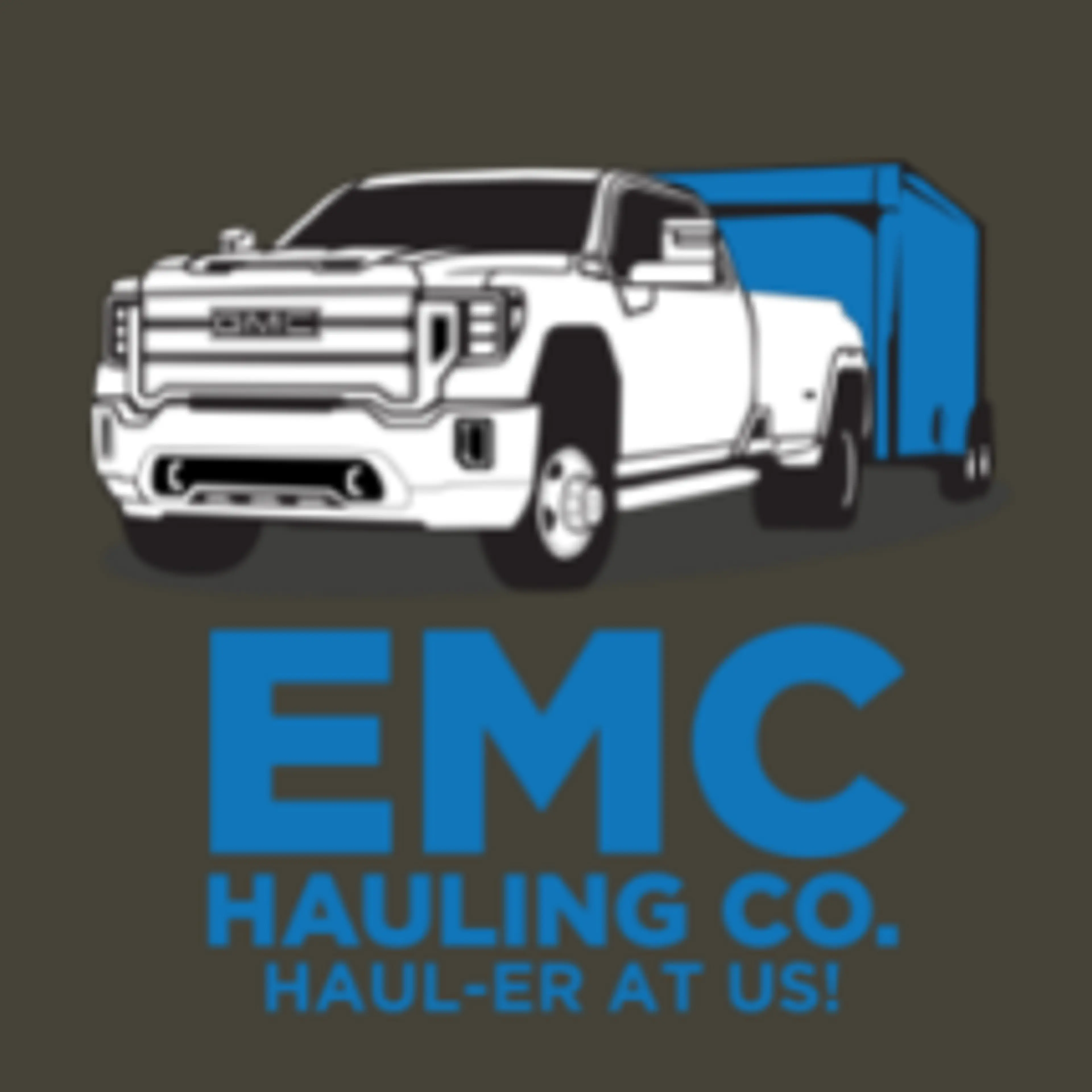 EMC Hauling Co logo