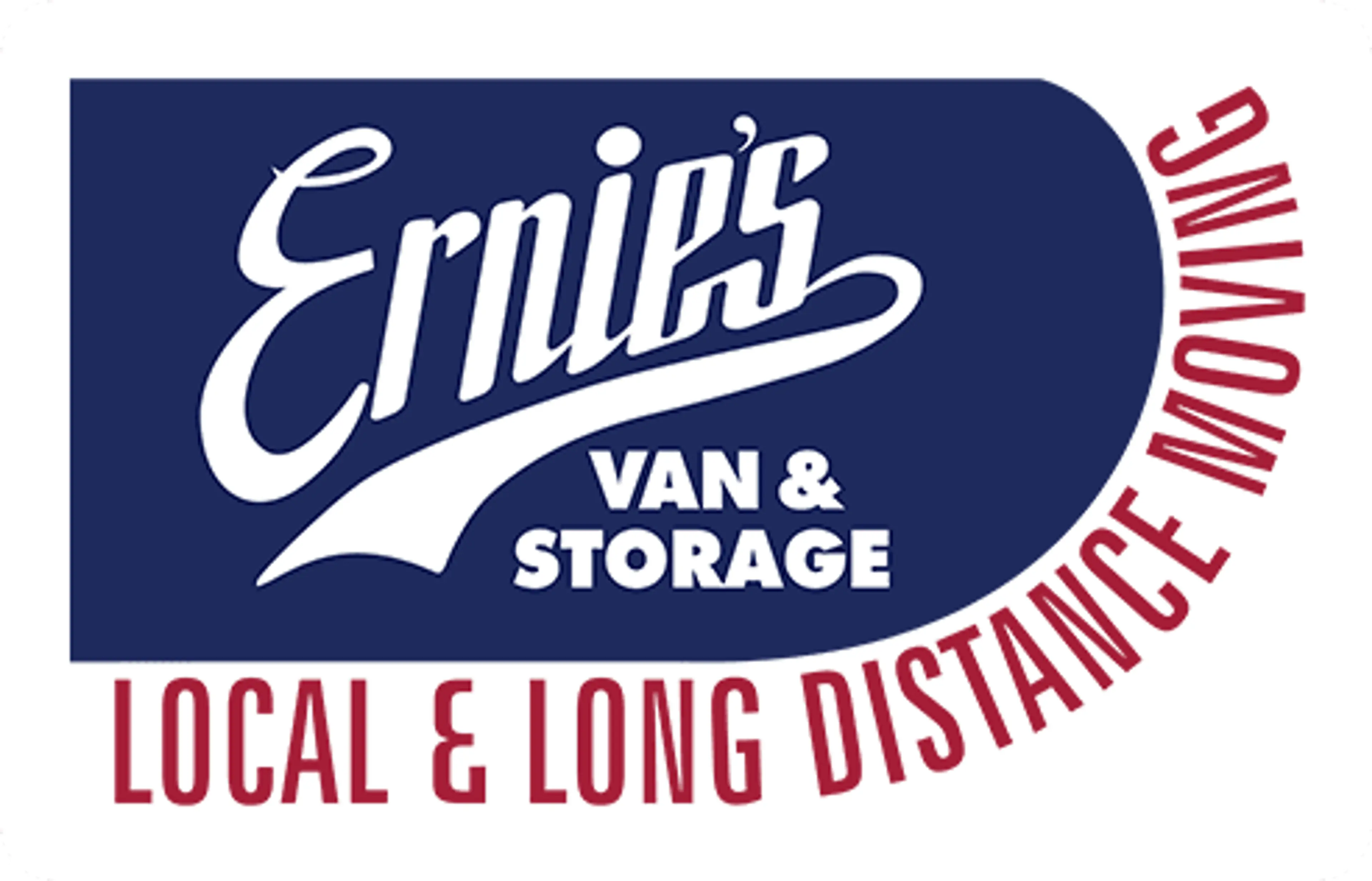 Ernie's Van & Storage logo