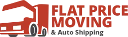 Flat Price Moving and Auto Shipping Logo