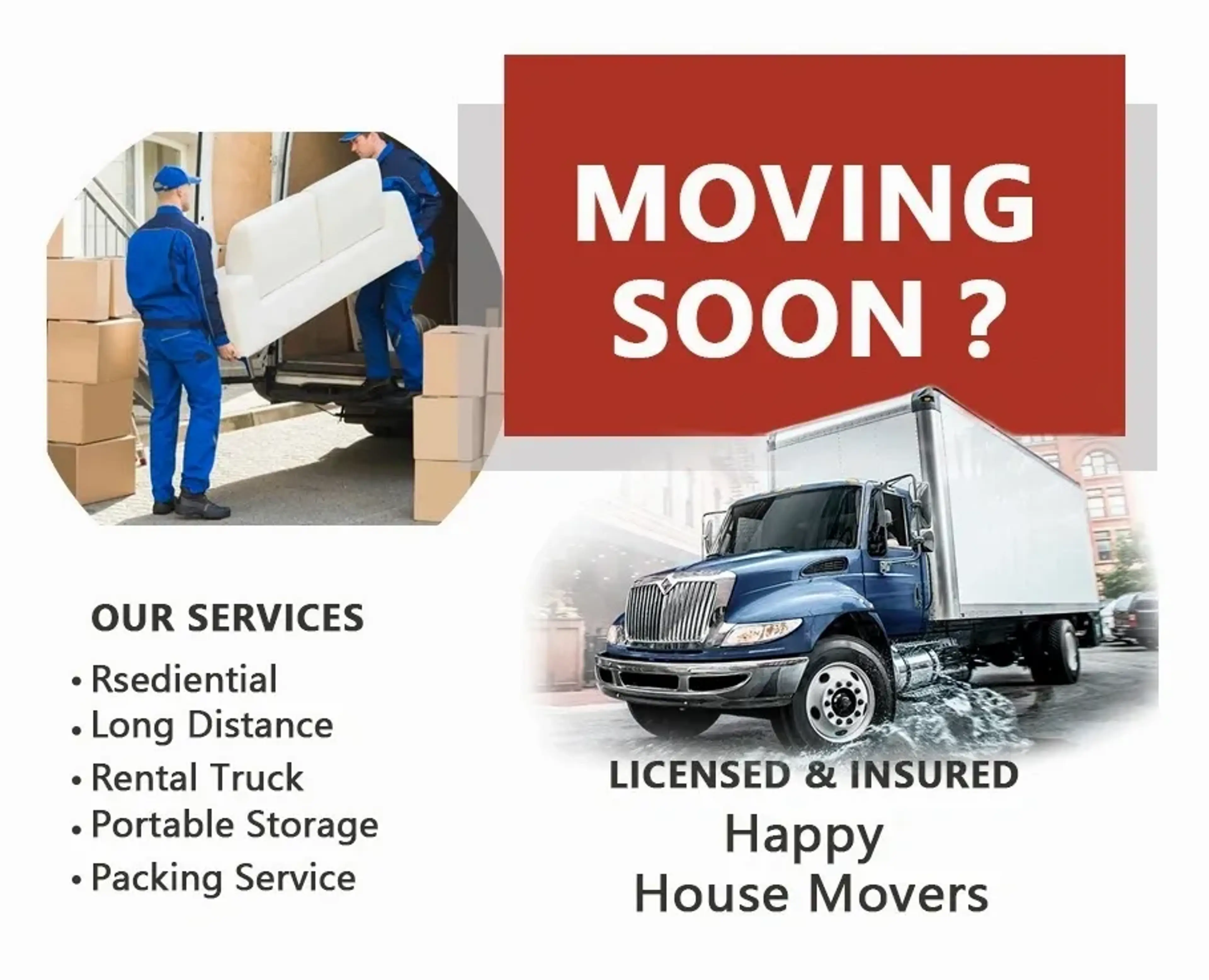 Happy House Movers logo