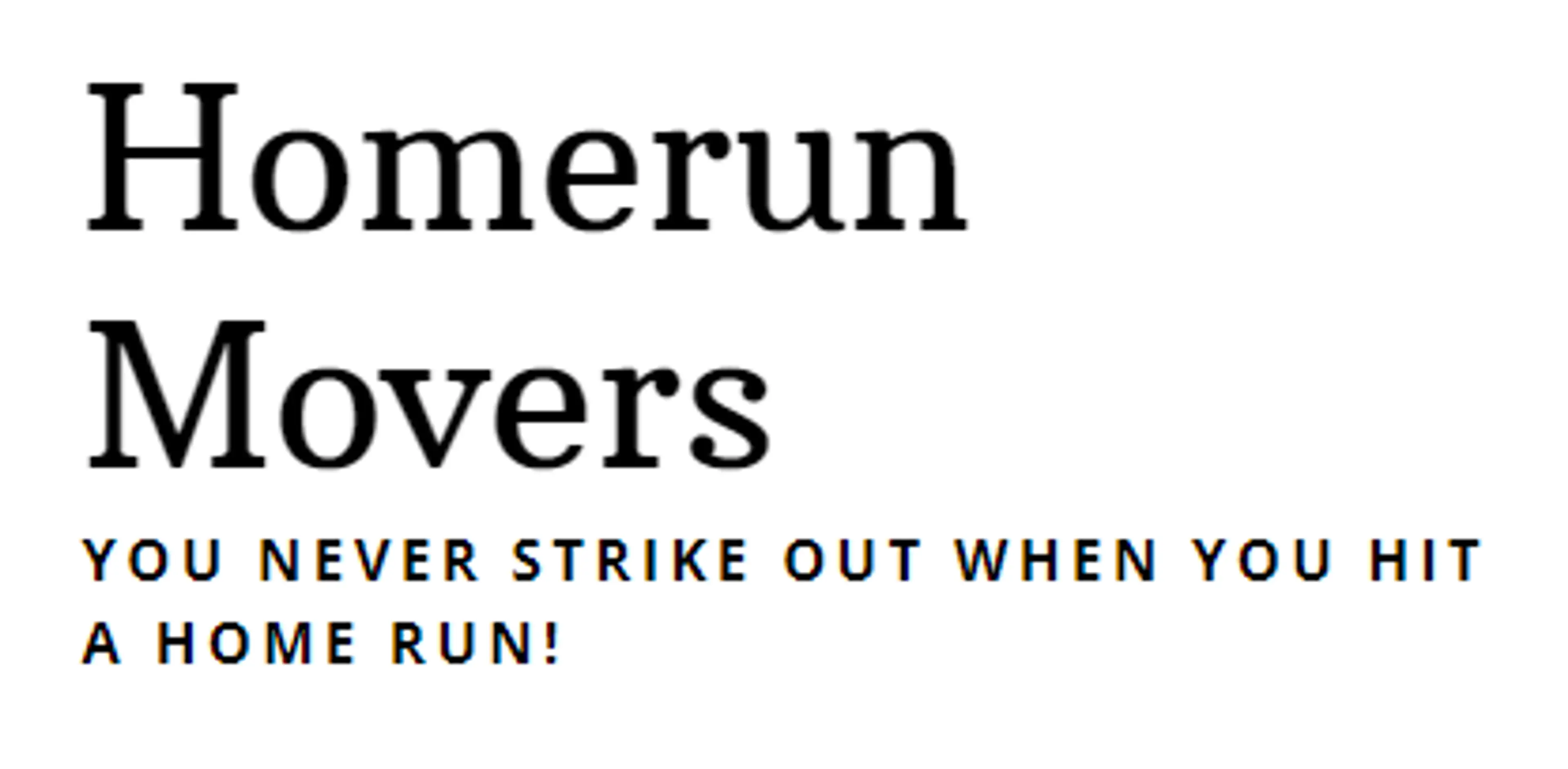 Homerun Movers logo