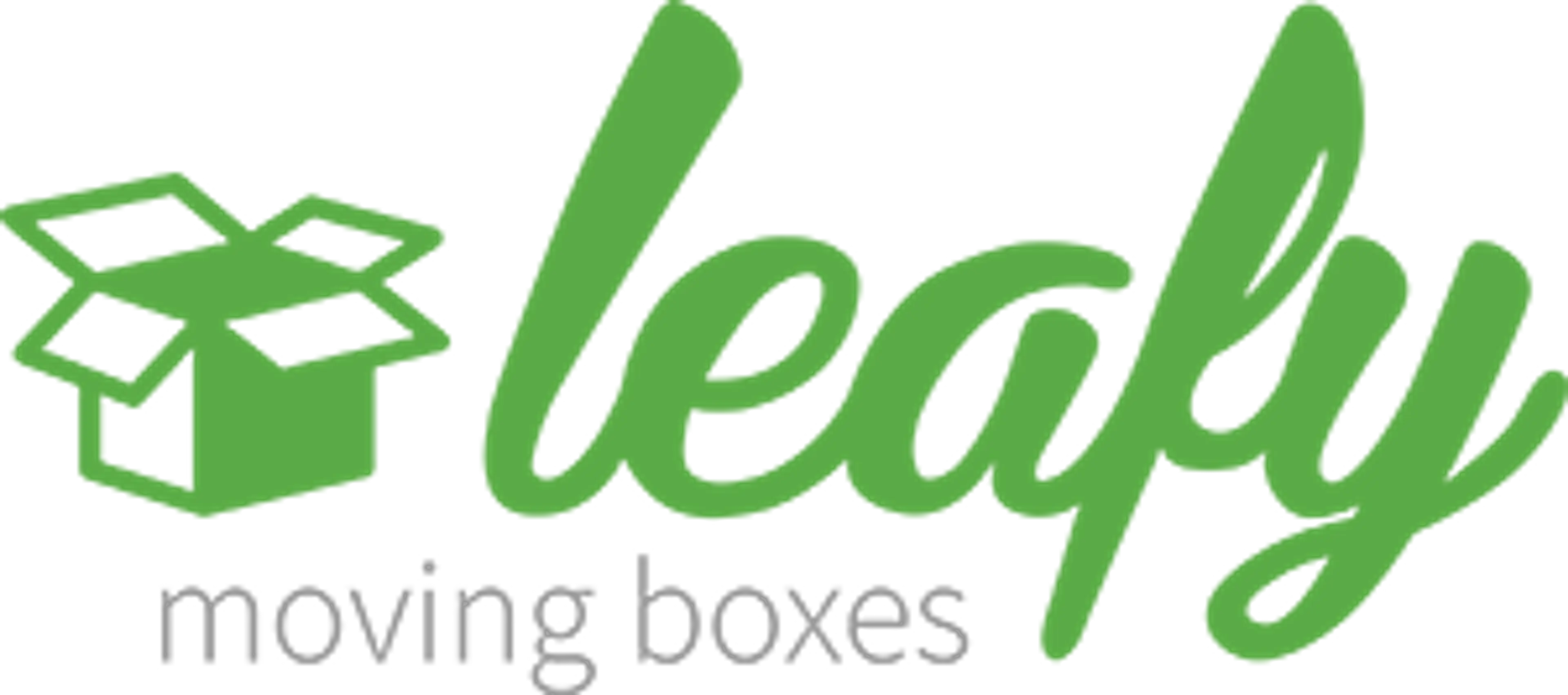 Leafy Moving Boxes logo