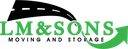 LM & SONS Moving and Storage Logo