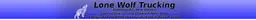 Lone Wolf Trucking Logo