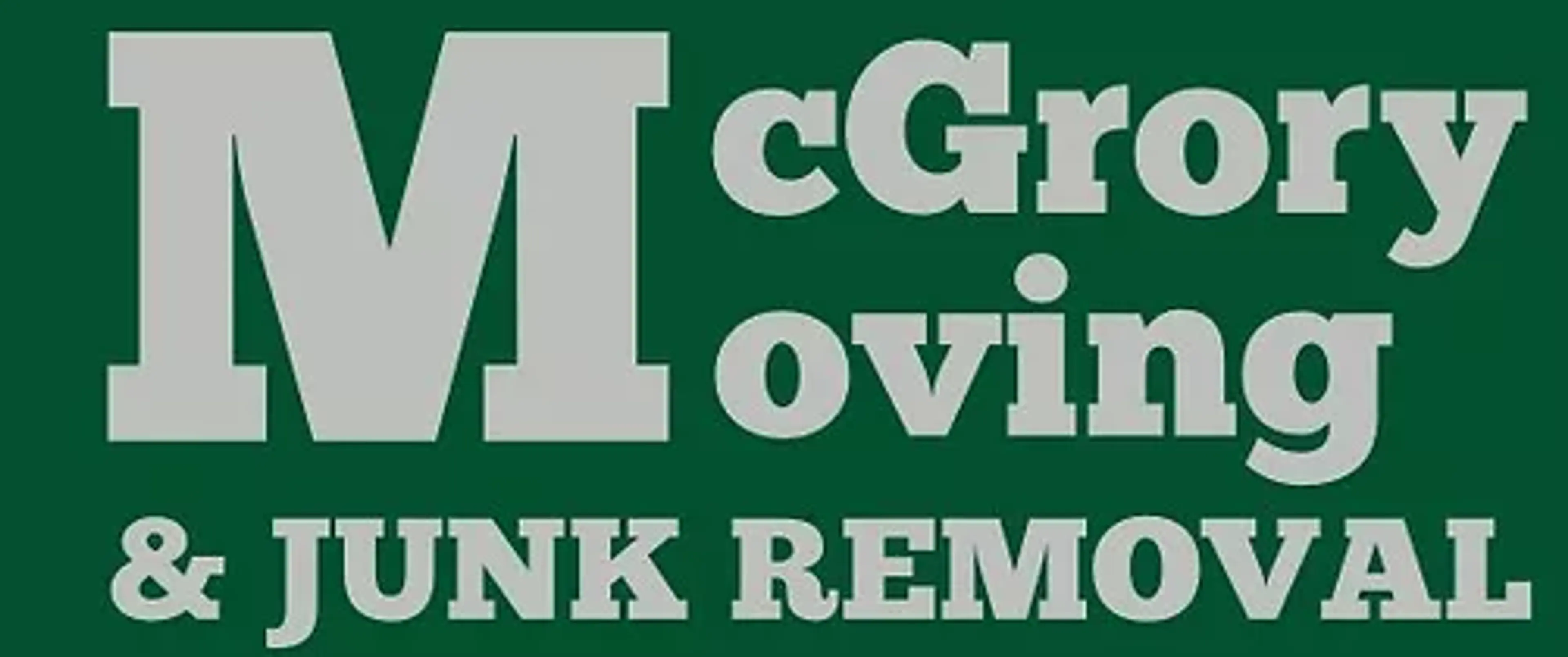 McGrory Moving and Junk Removal logo