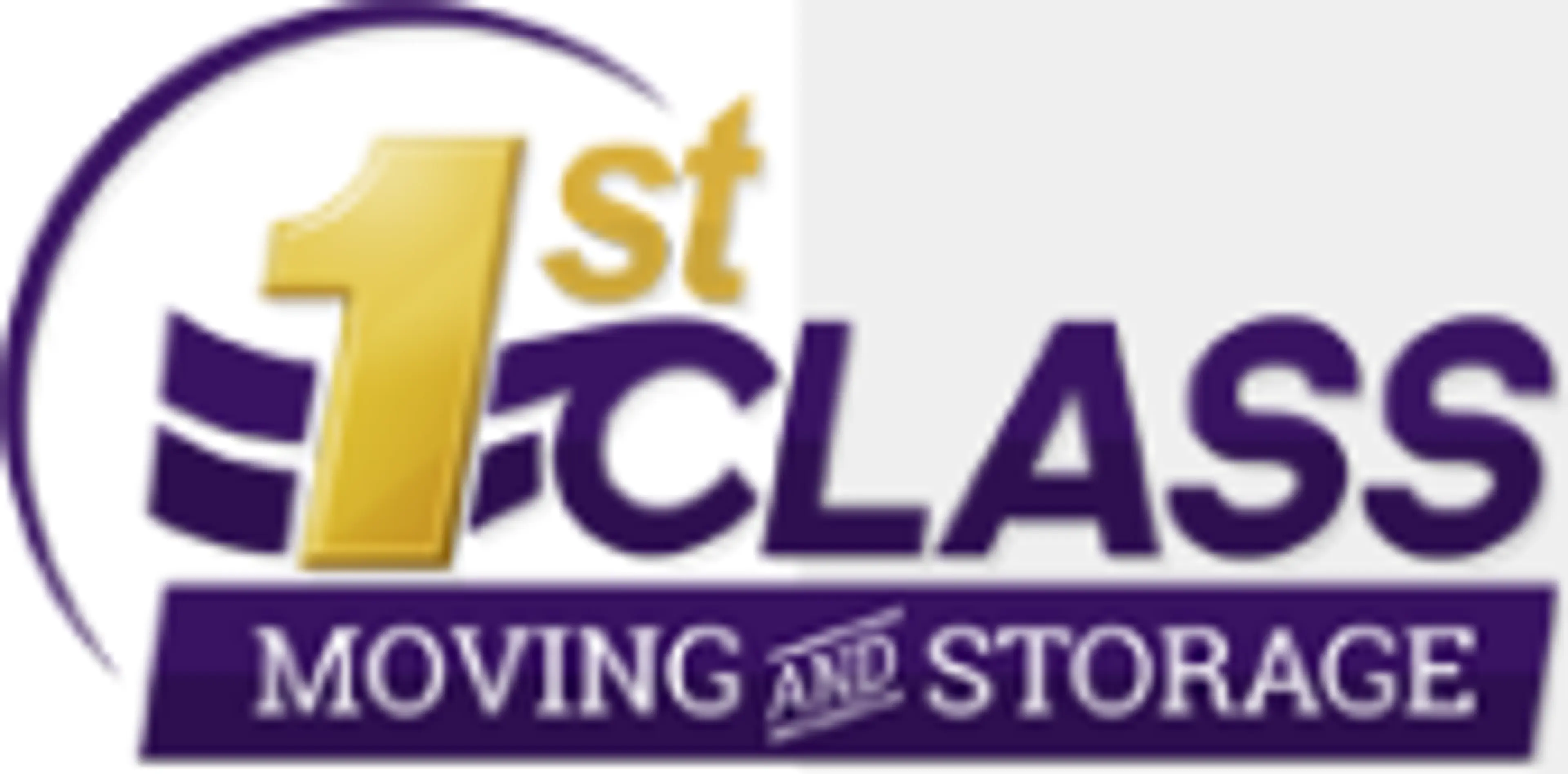 1st Class Moving and Storage logo