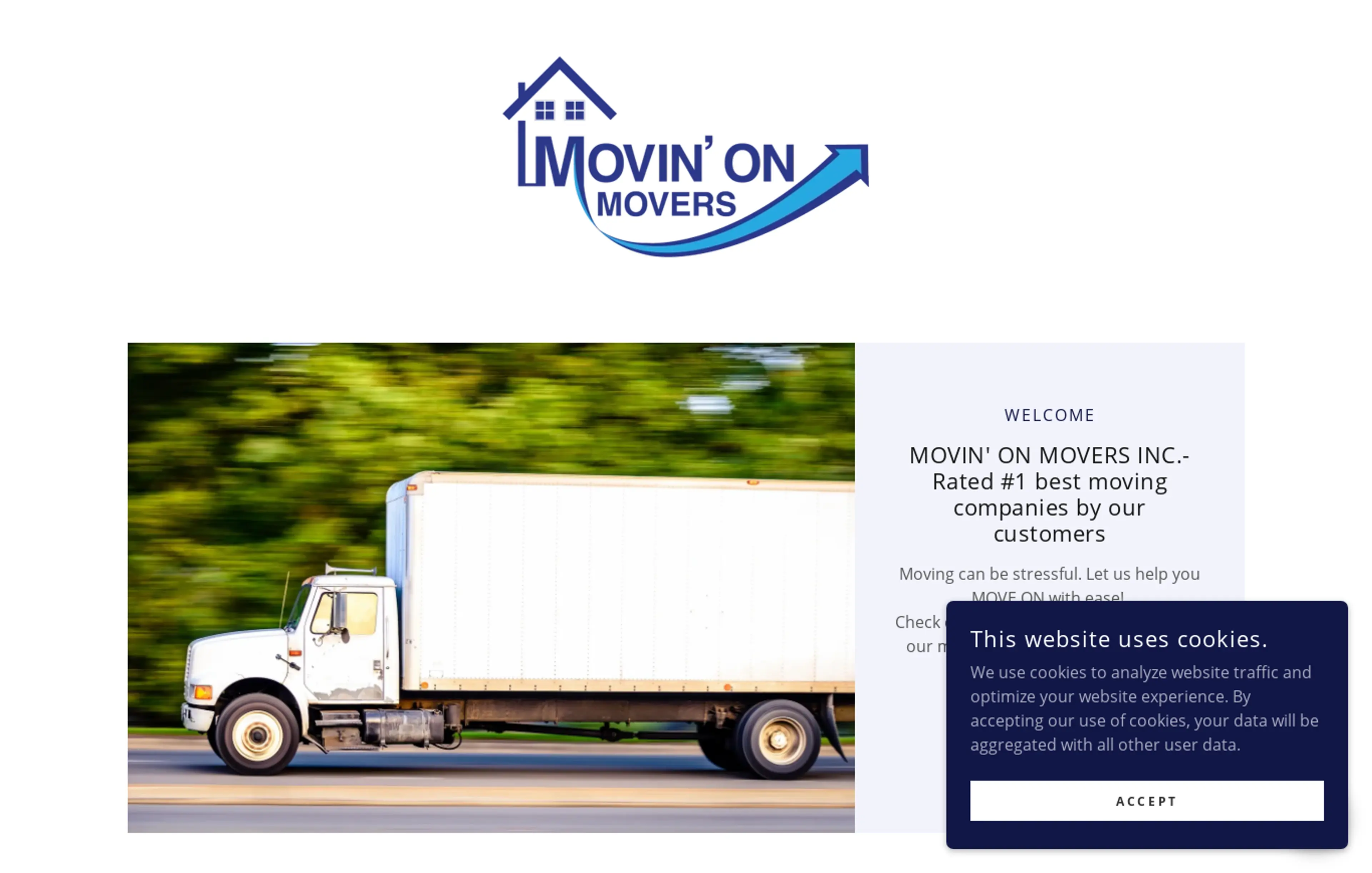 Movin' On Movers Inc. logo