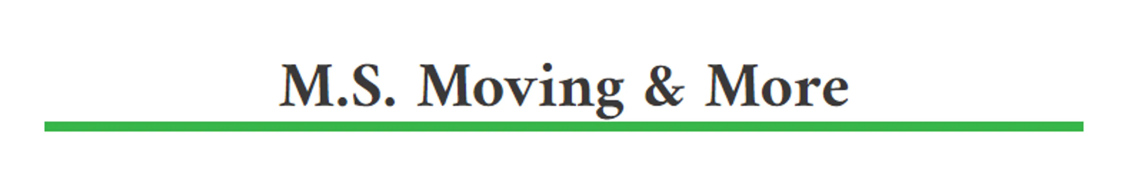  M.S. Moving & More logo