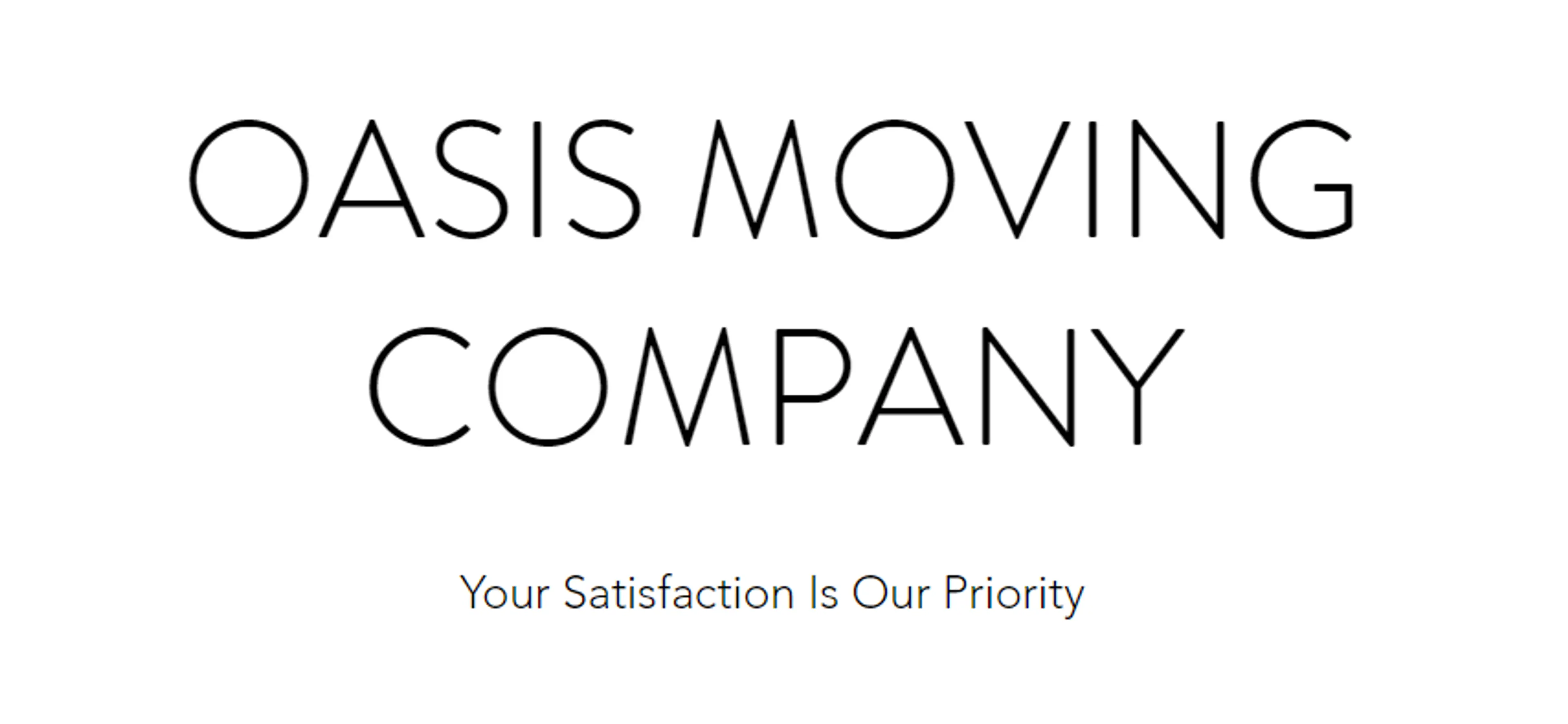 Oasis Moving Co logo