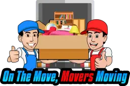 On The Move, Movers Moving Company LLC. Logo