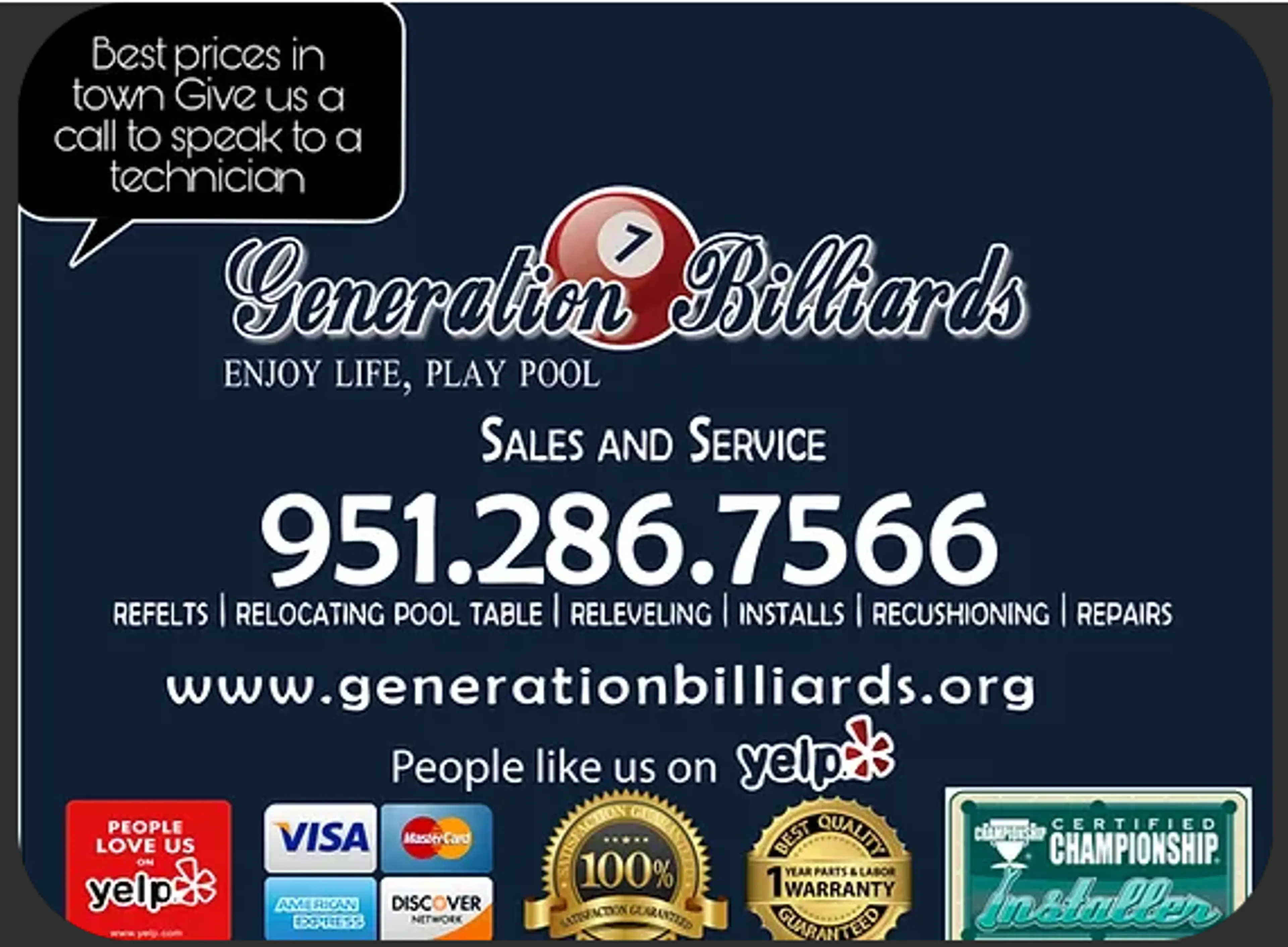 Generation Billiards logo