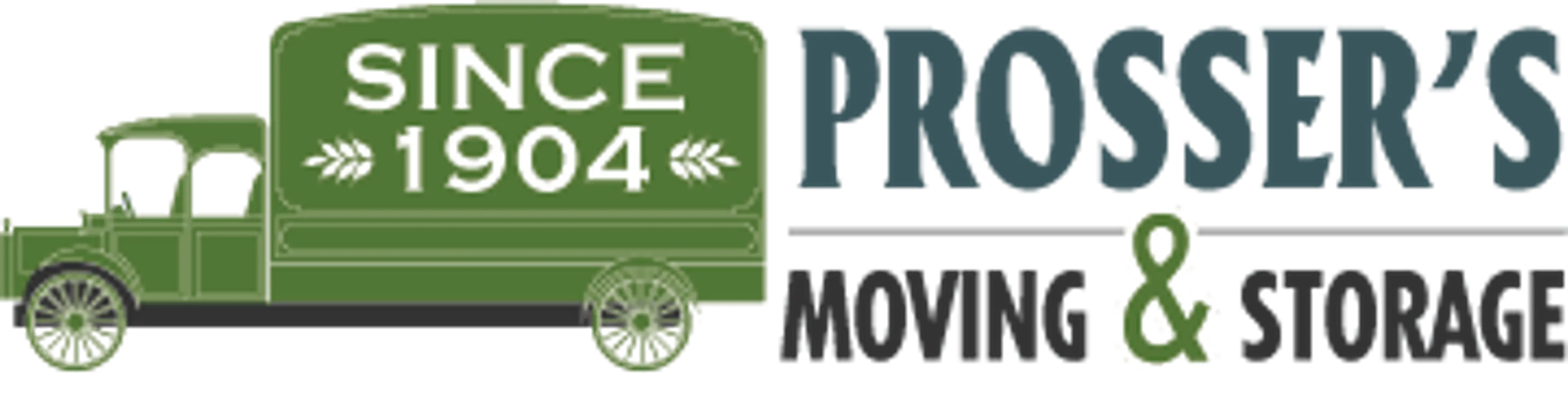 Prosser's Moving and Storage Company logo