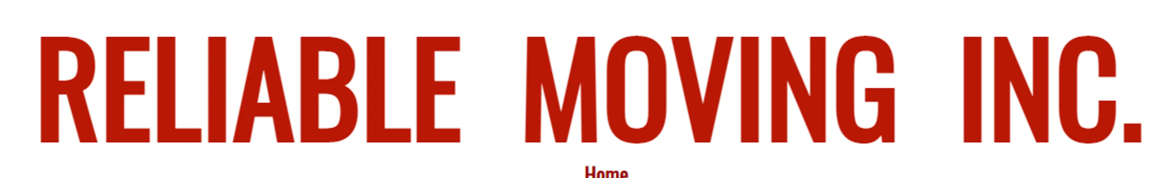 Reliable Moving Inc. logo