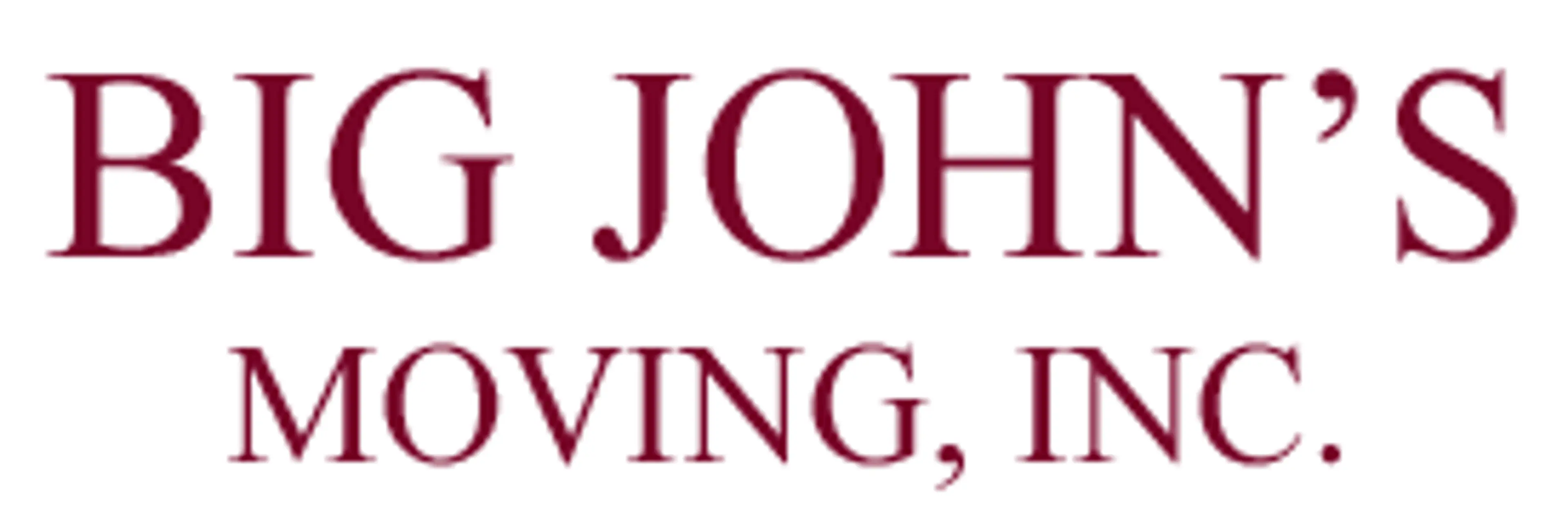 Big John's Moving, Inc. logo