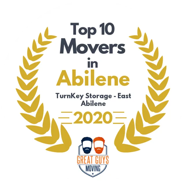 Top 10 Movers in Abilene, TX 2020 award