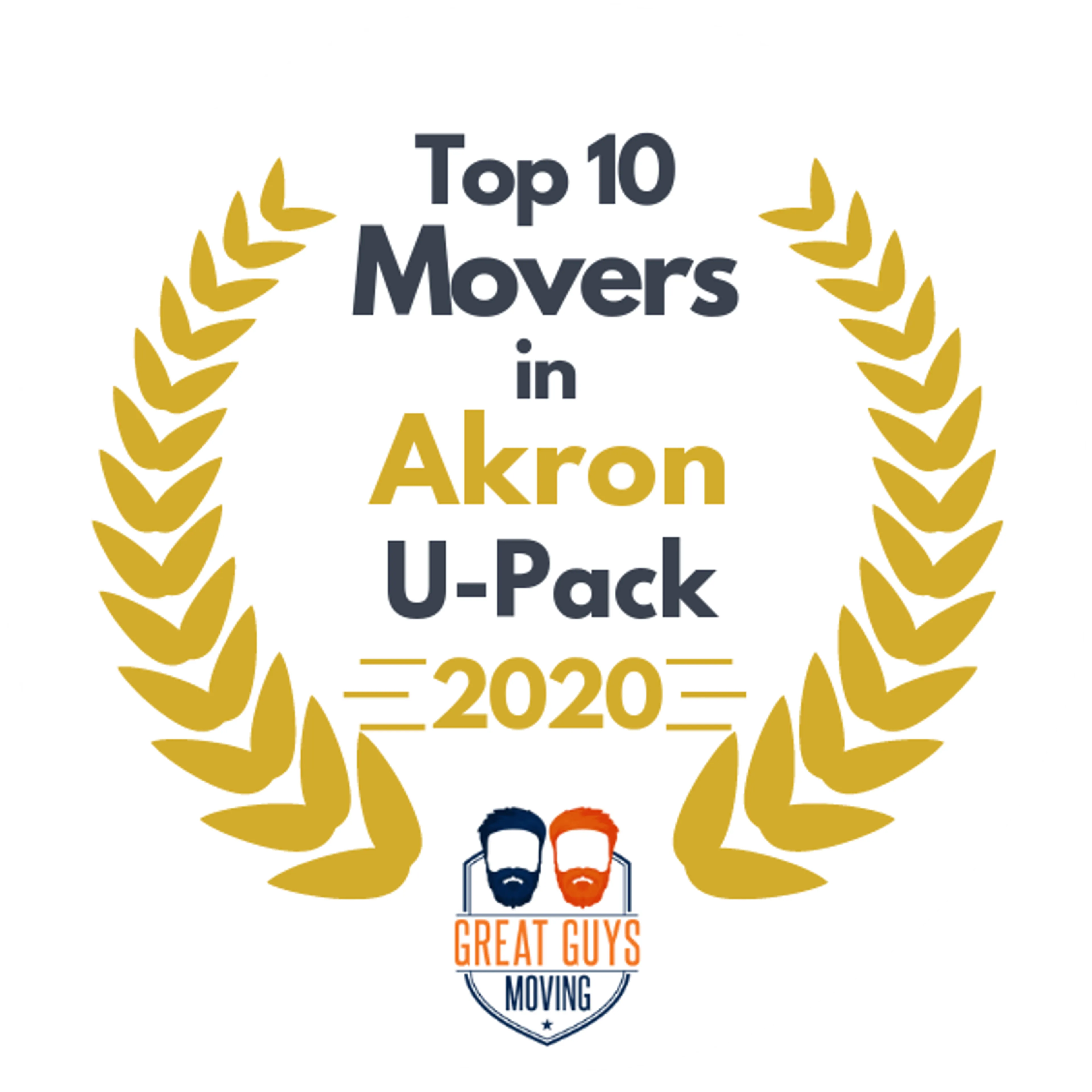 Top 10 Movers in Akron, OH 2020 award