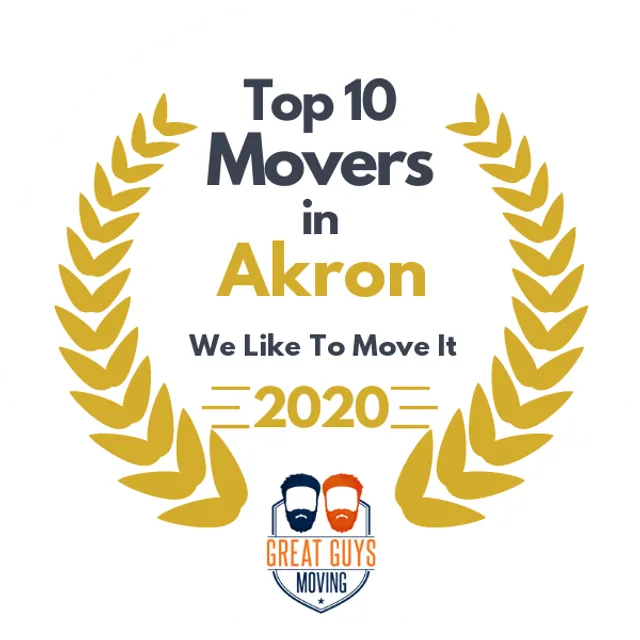 Top 10 Movers in Akron, OH 2020 award