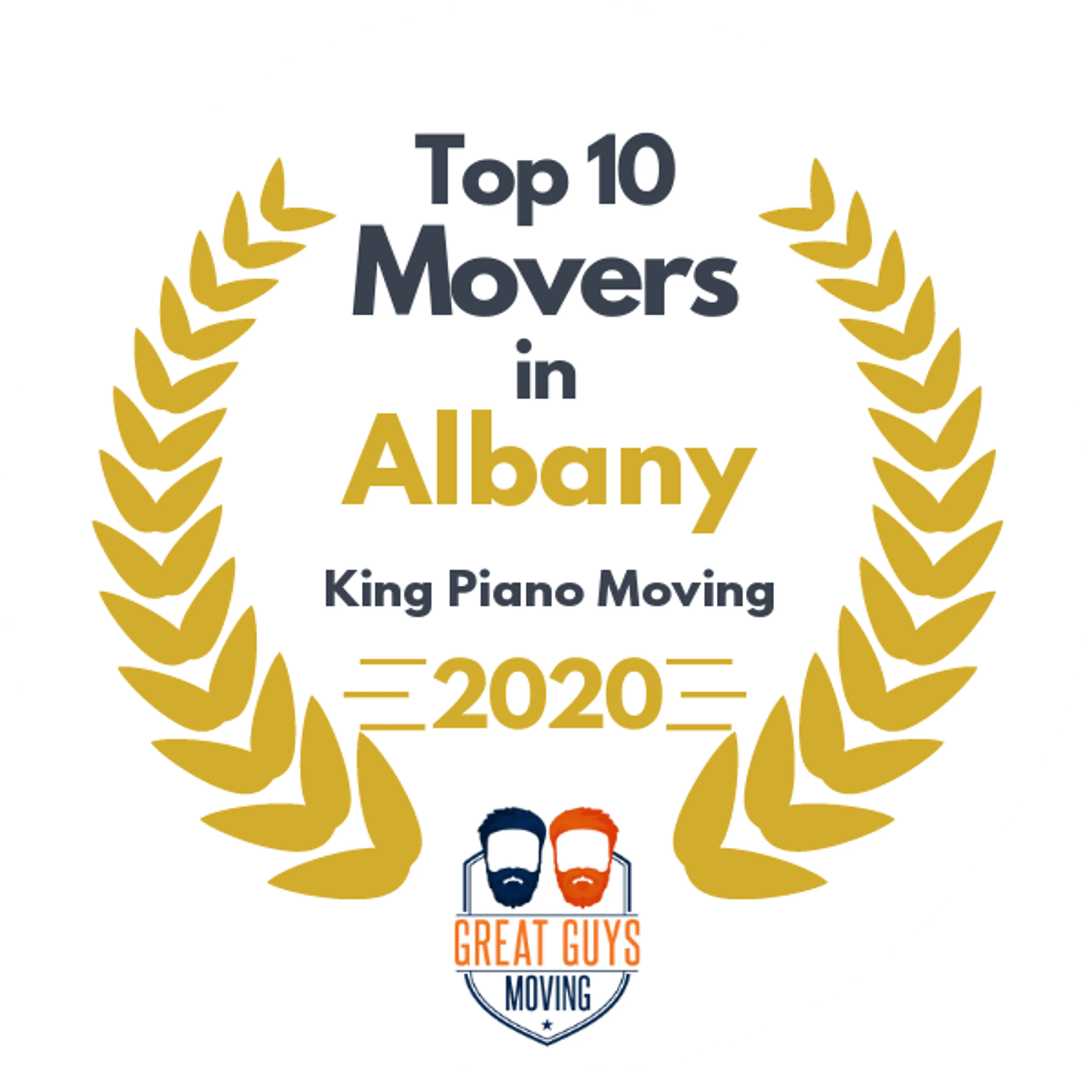 Top 10 Movers in Albany, NY 2020 award