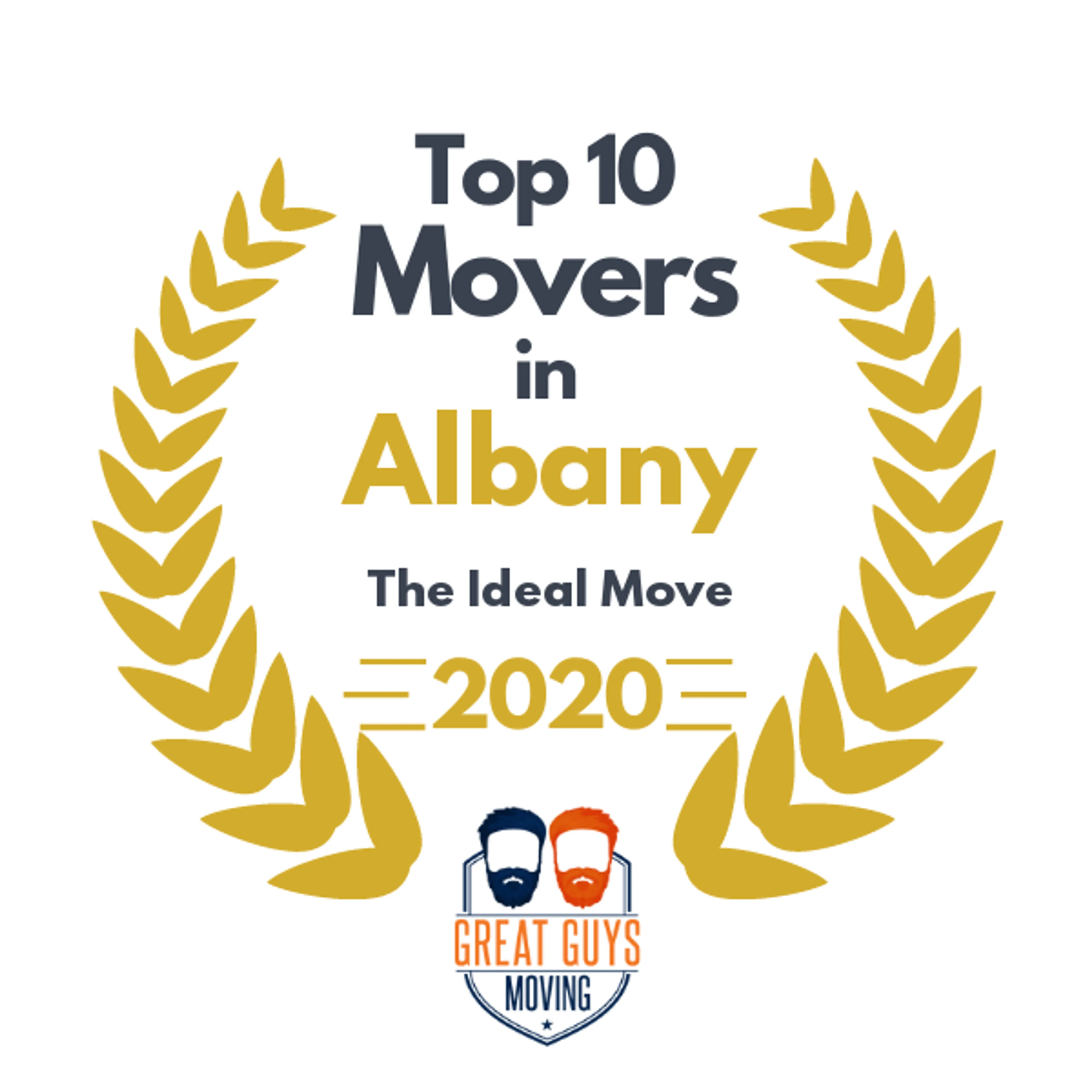 Top 10 Movers in Albany, NY 2020 award