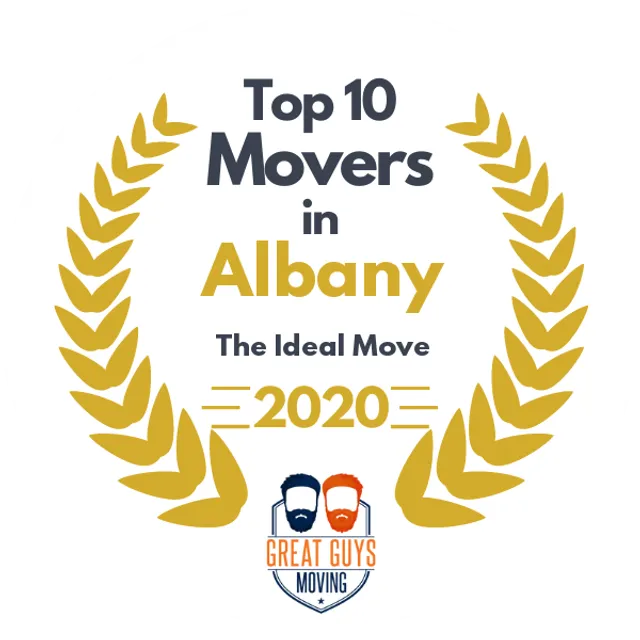 Top 10 Movers in Albany, NY 2020 award