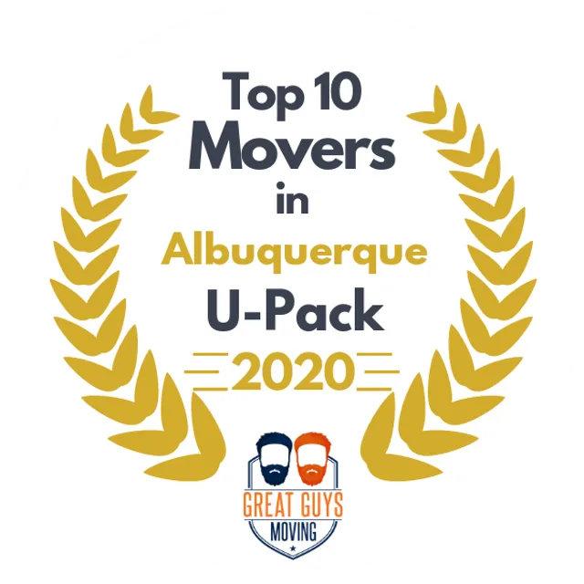 Top 10 Movers in Albuquerque, NM 2020 award