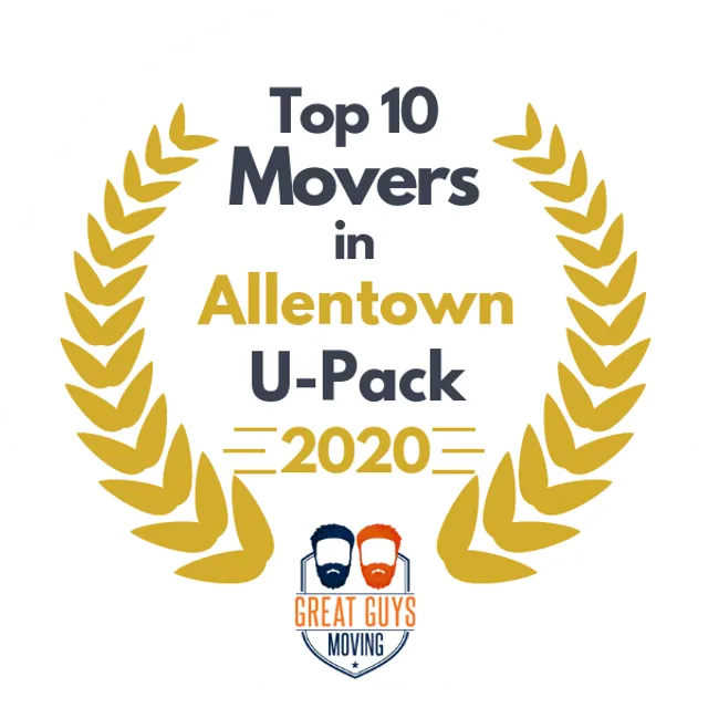 Top 10 Movers in Allentown, PA 2020 award