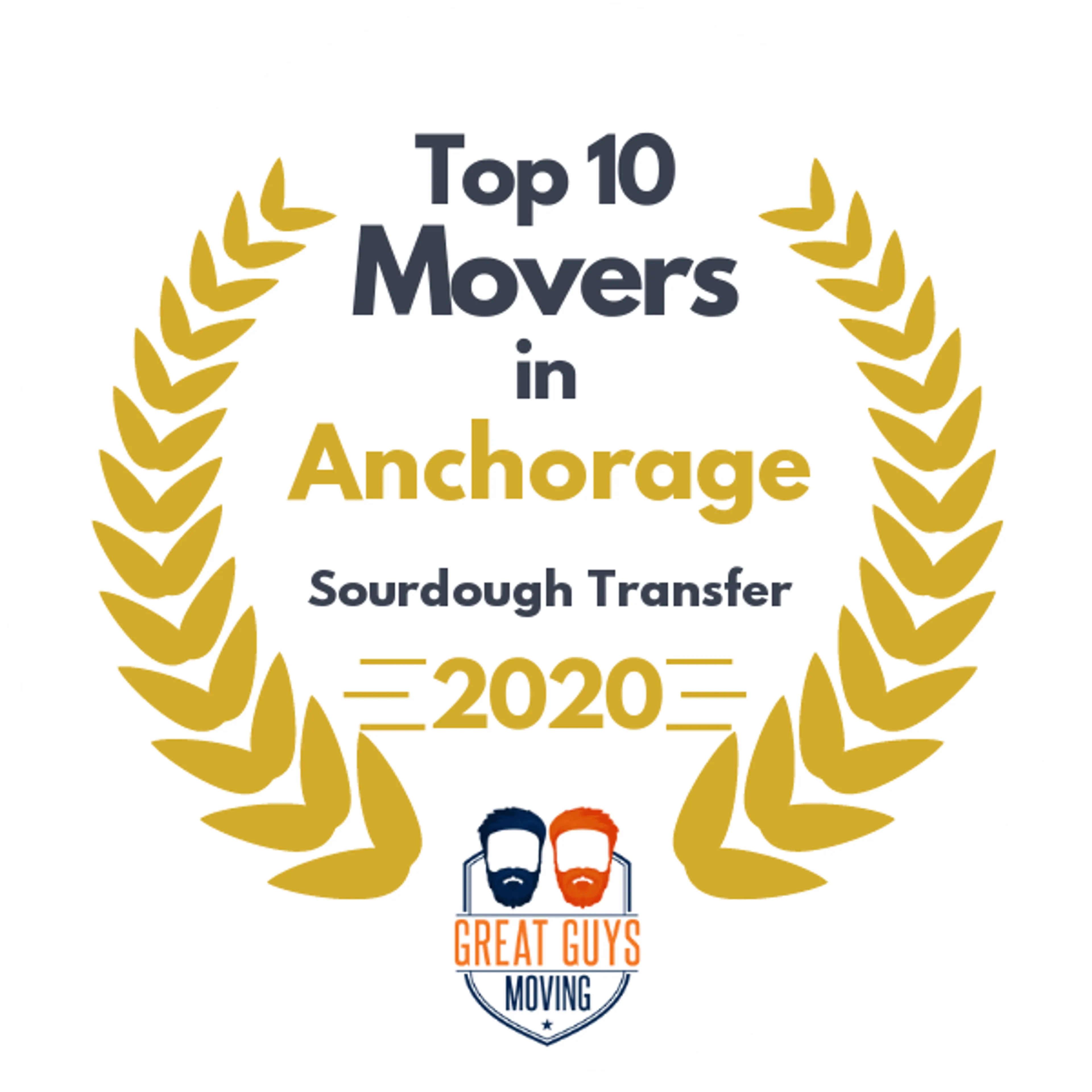 Top 10 Movers in Anchorage, AK 2020 award
