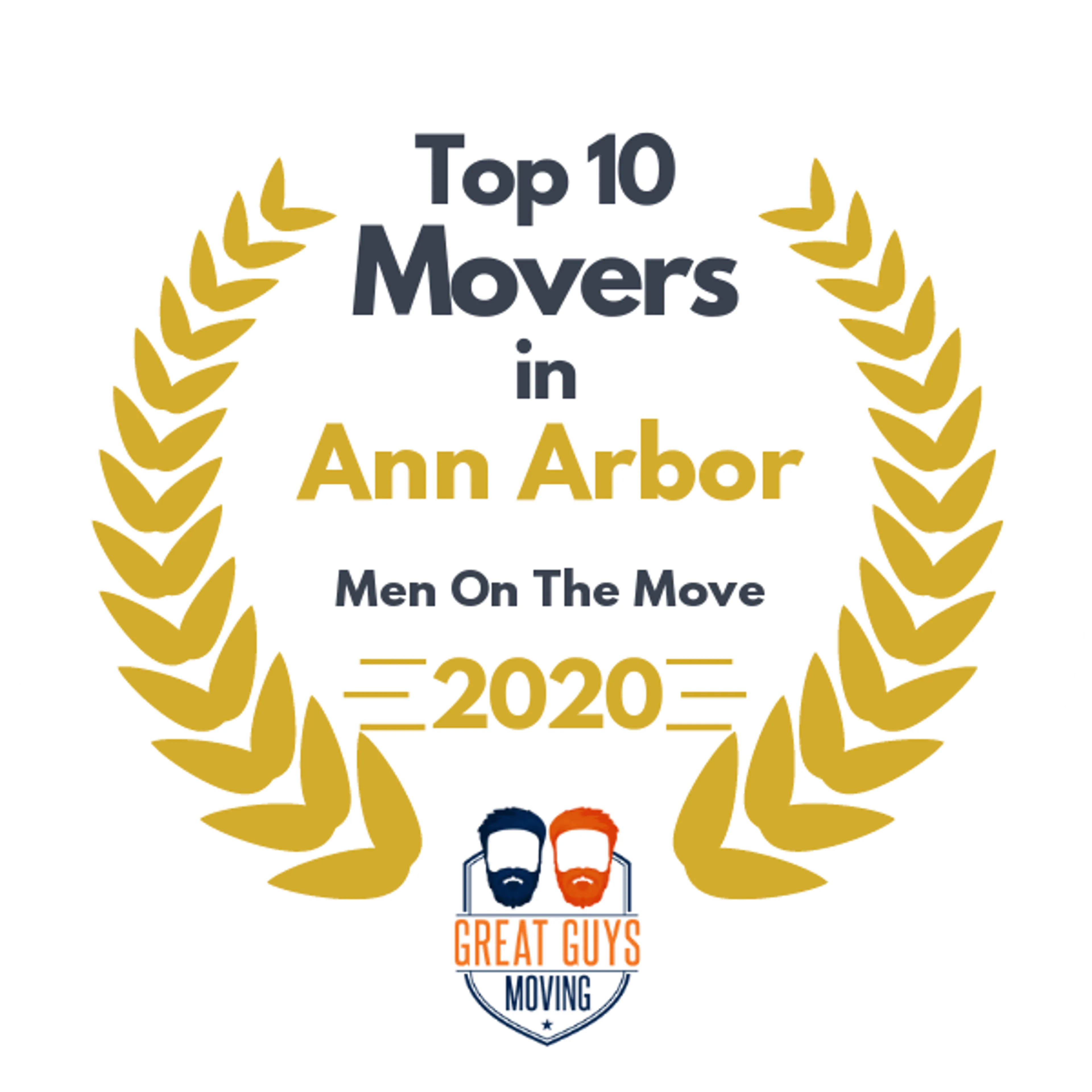 Top 10 Movers in Ann Arbor, MI 2020 award