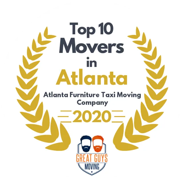 Top 10 Movers in Atlanta, GA 2020 award