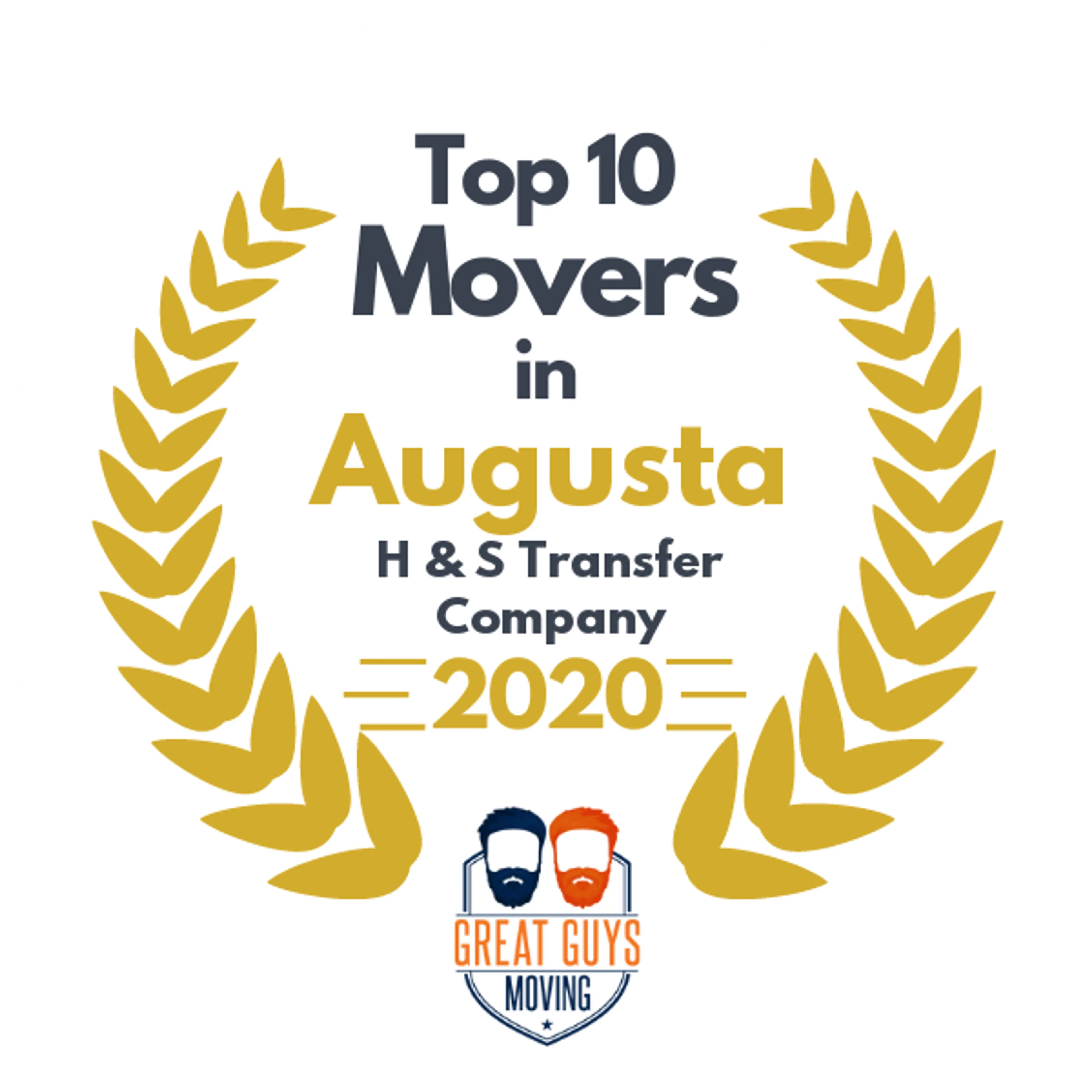 Top 10 Movers in Augusta, GA 2020 award
