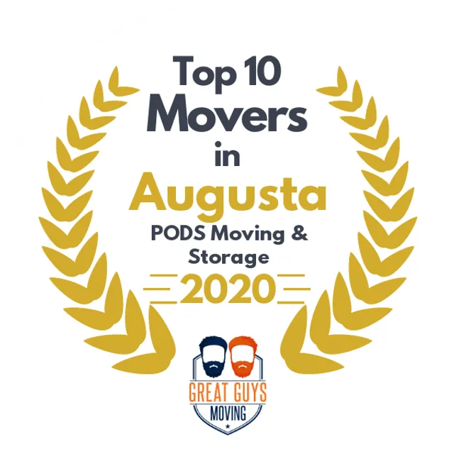 Top 10 Movers in Augusta, GA 2020 award