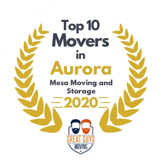 Top 10 Movers in Denver, CO 2020 award