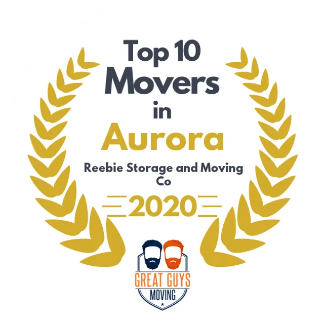 Top 10 Movers in Aurora, IL 2020 award