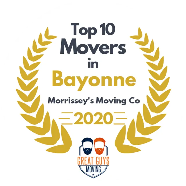 Top 10 Movers in Newark, NJ 2020 award