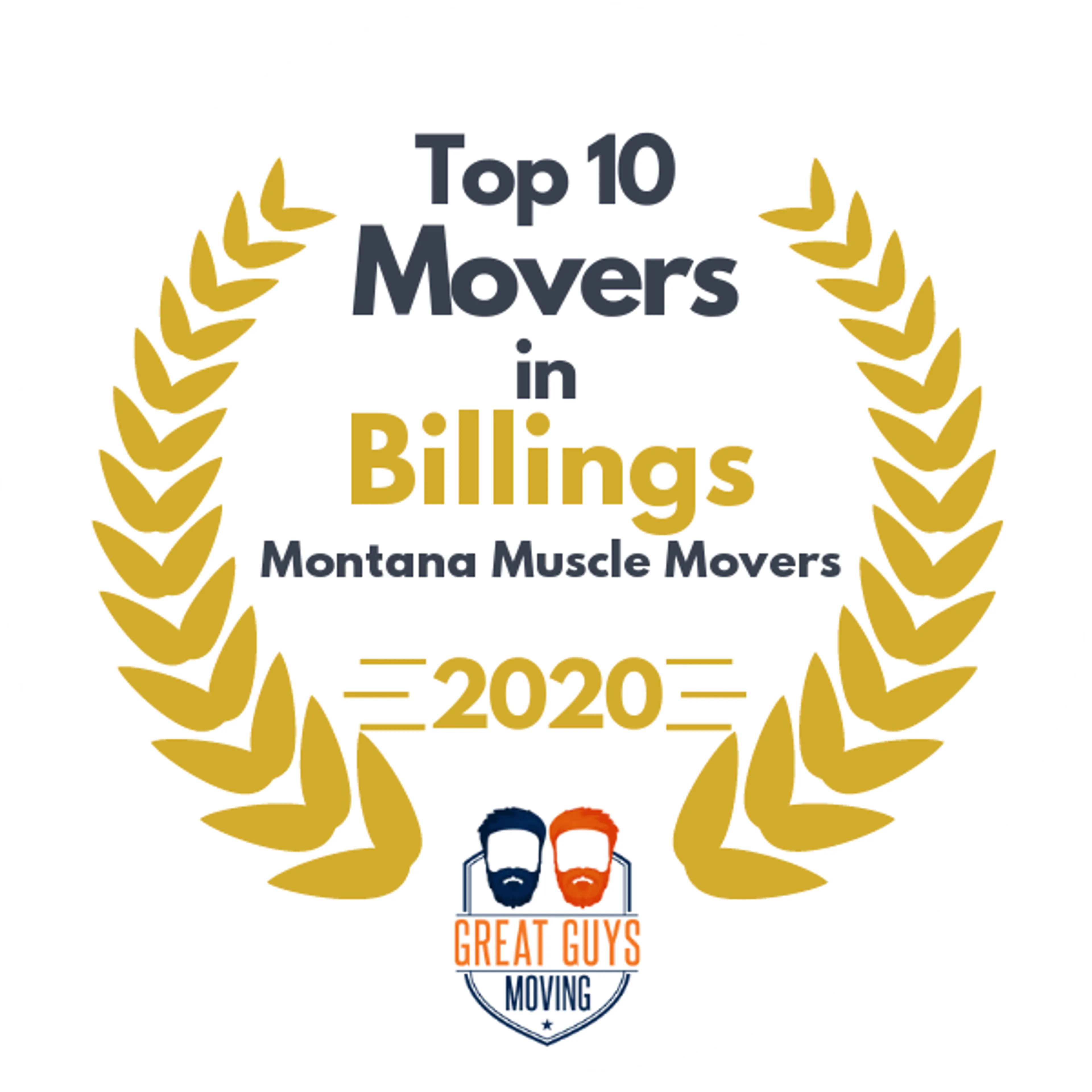 Top 10 Movers in Billings, MT 2020 award