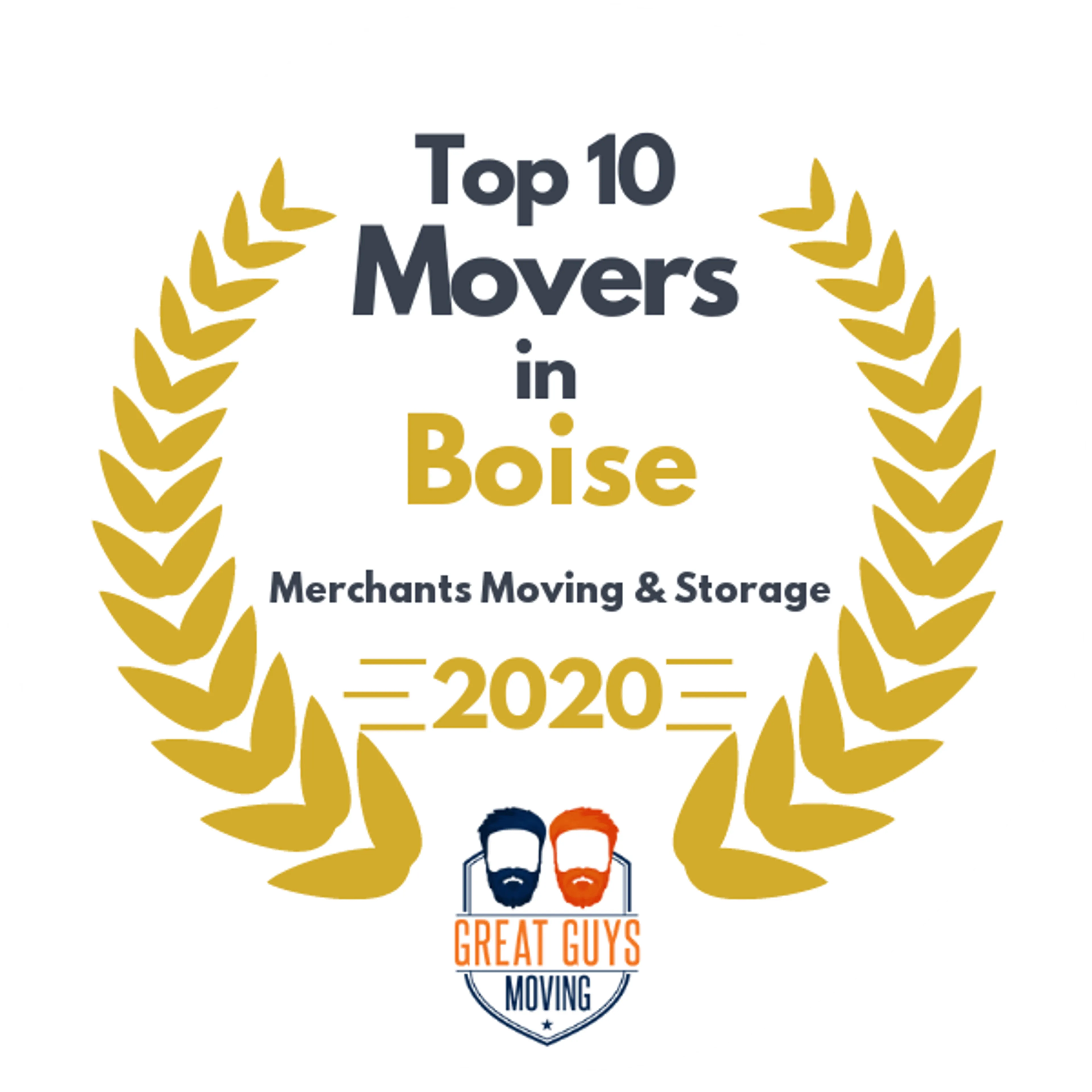 Top 10 Movers in Boise, ID 2020 award