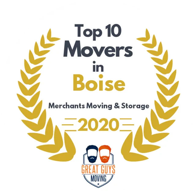 Top 10 Movers in Boise, ID 2020 award