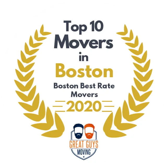 Top 10 Movers in Boston, MA 2020 award