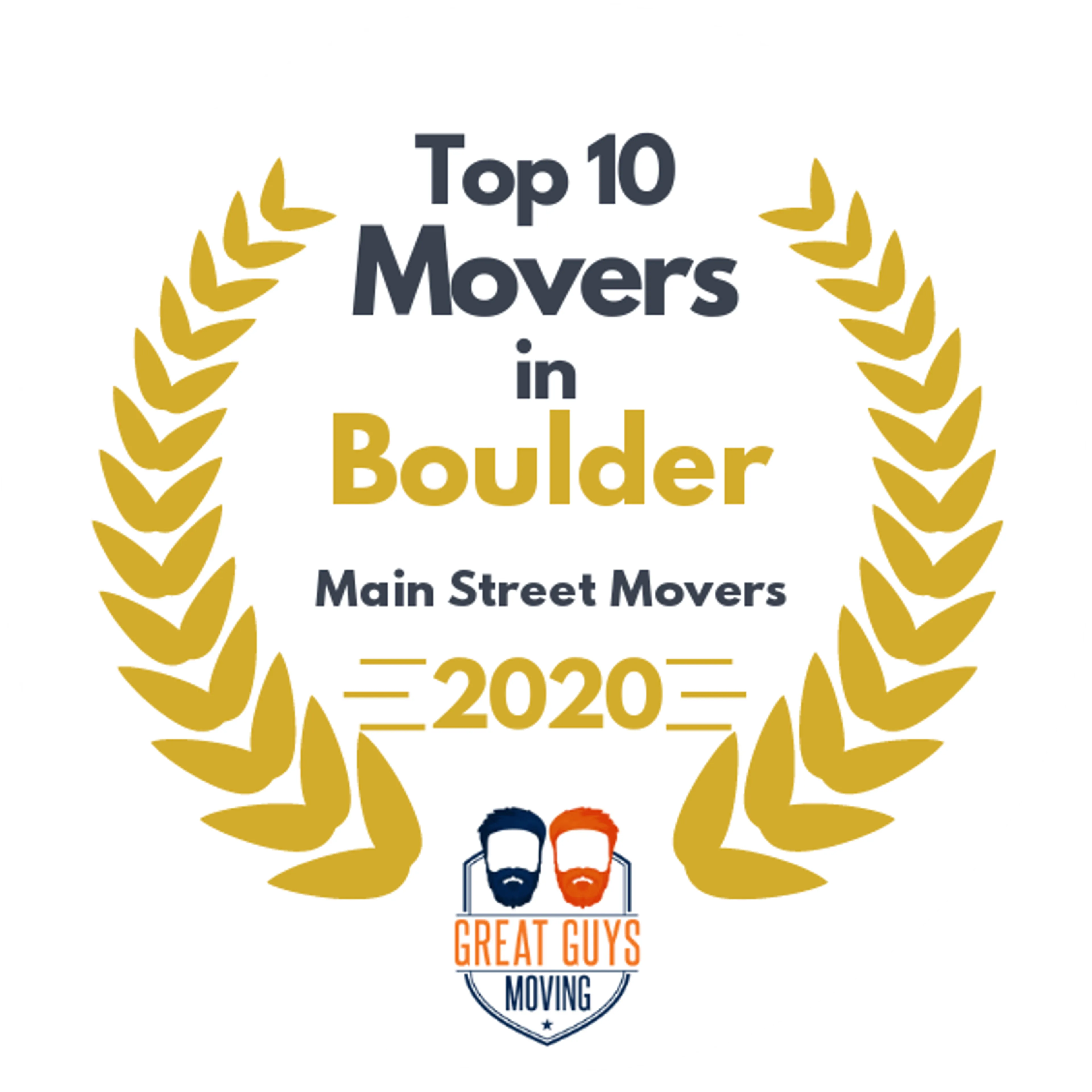 Top 10 Movers in Denver, CO 2020 award
