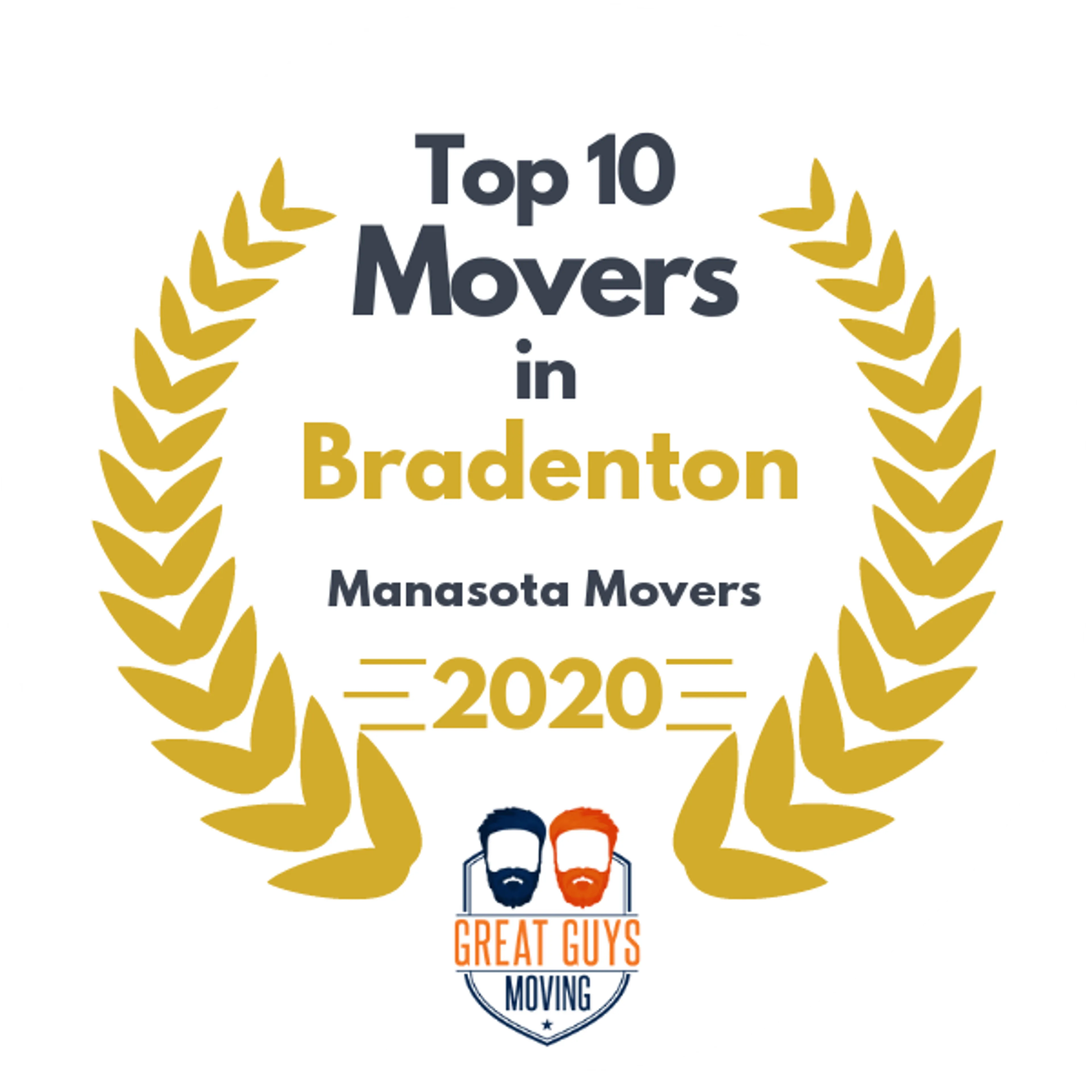 Top 10 Movers in North Port, FL 2020 award
