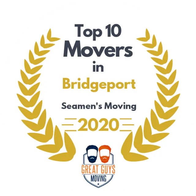 Top 10 Movers in Bridgeport, CT 2020 award