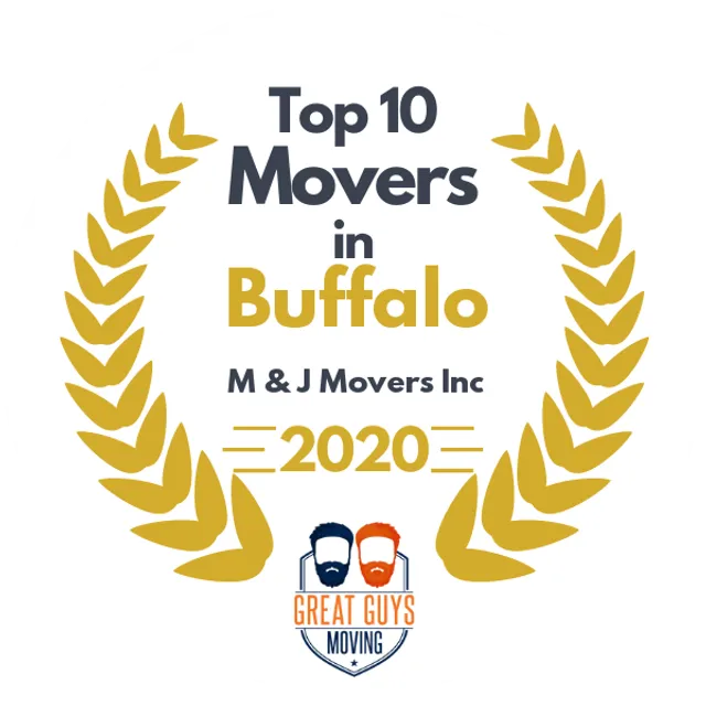 Top 10 Movers in Buffalo, NY 2020 award