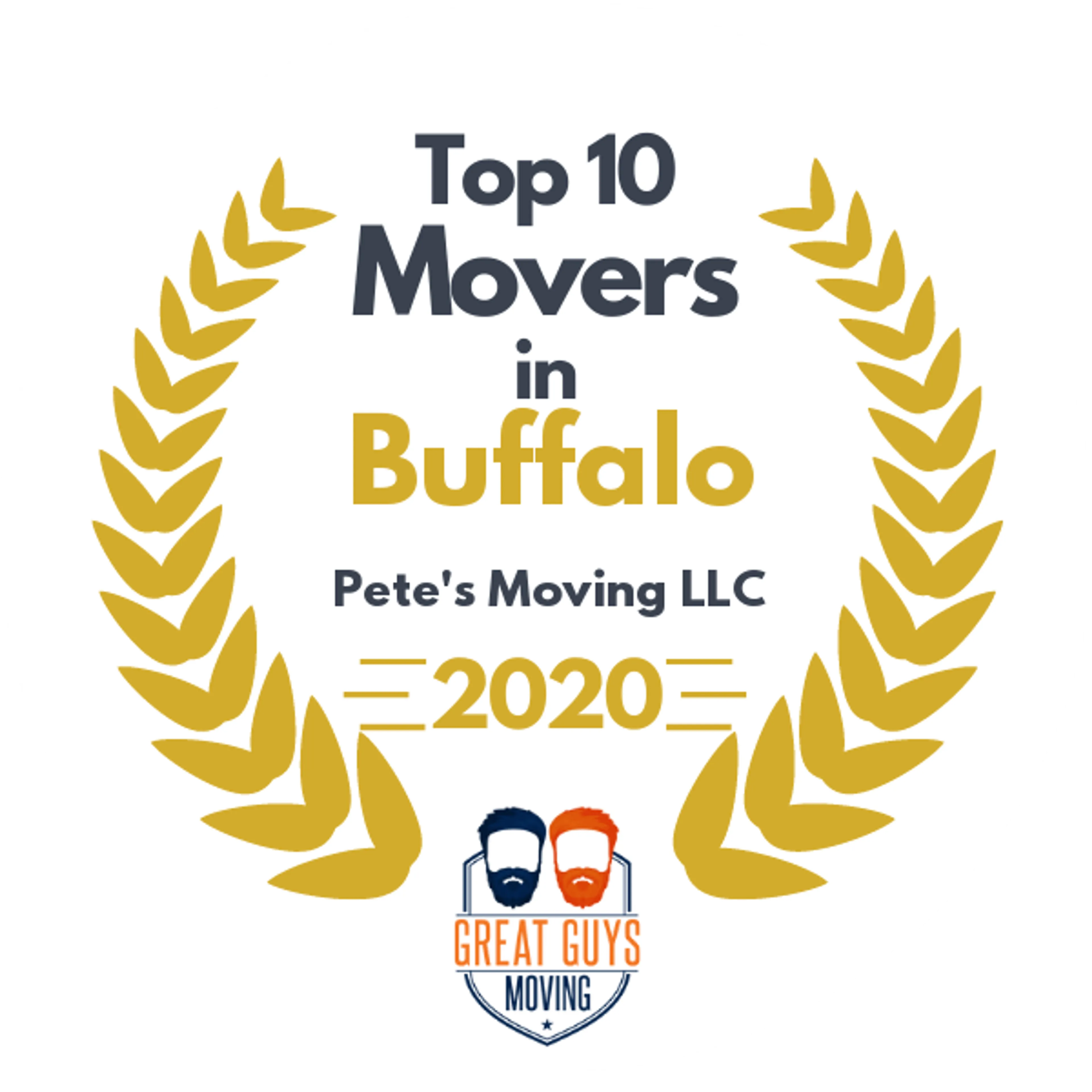 Top 10 Movers in Buffalo, NY 2020 award