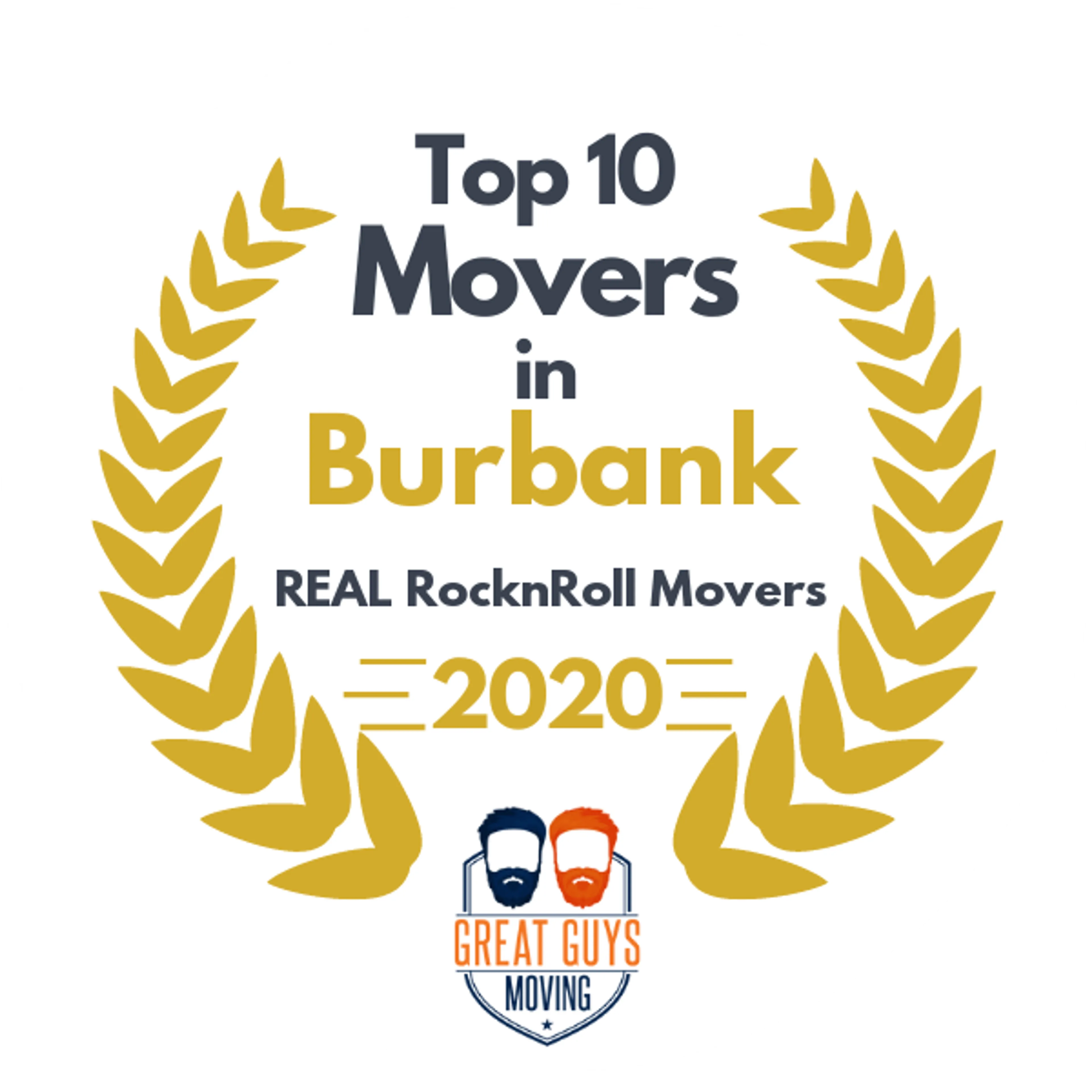 Top 10 Movers in Los Angeles, CA 2020 award