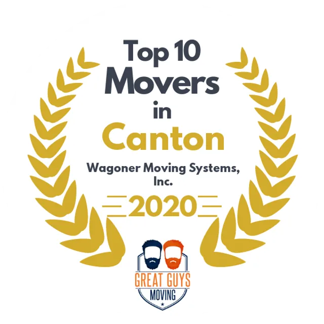 Top 10 Movers in Canton, OH 2020 award