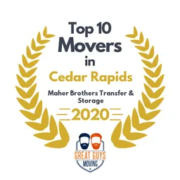 top 10 ranked movers in cedar rapids 2020 maher brothers transfer storage image